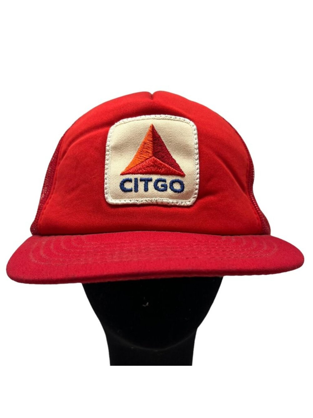 Citgo Vintage Mesh Trucker Snapback Hat Cap Patch Retro Oil Gas Employee 80s 90s
